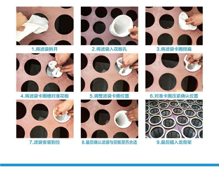 涤纶针刺毡除尘布袋